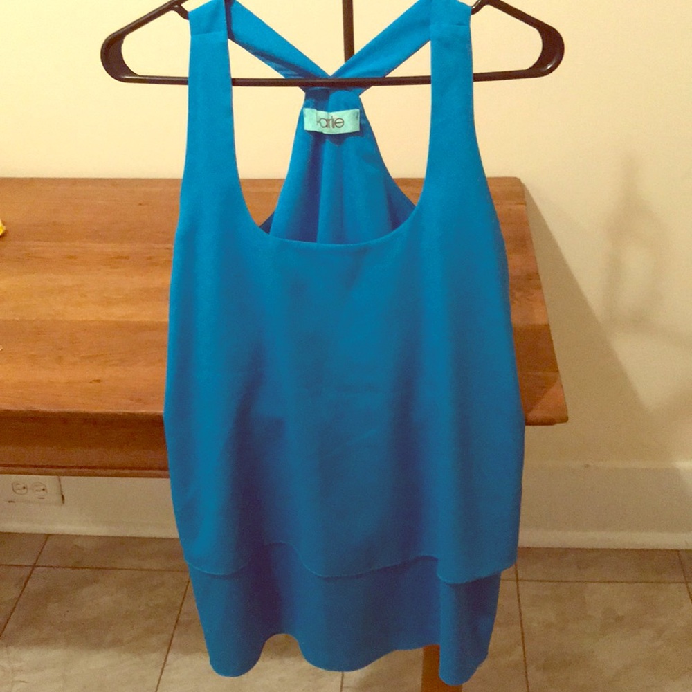 Karlie turquoise top
